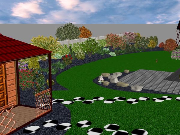 Kompletní 3D návrh zahrady 